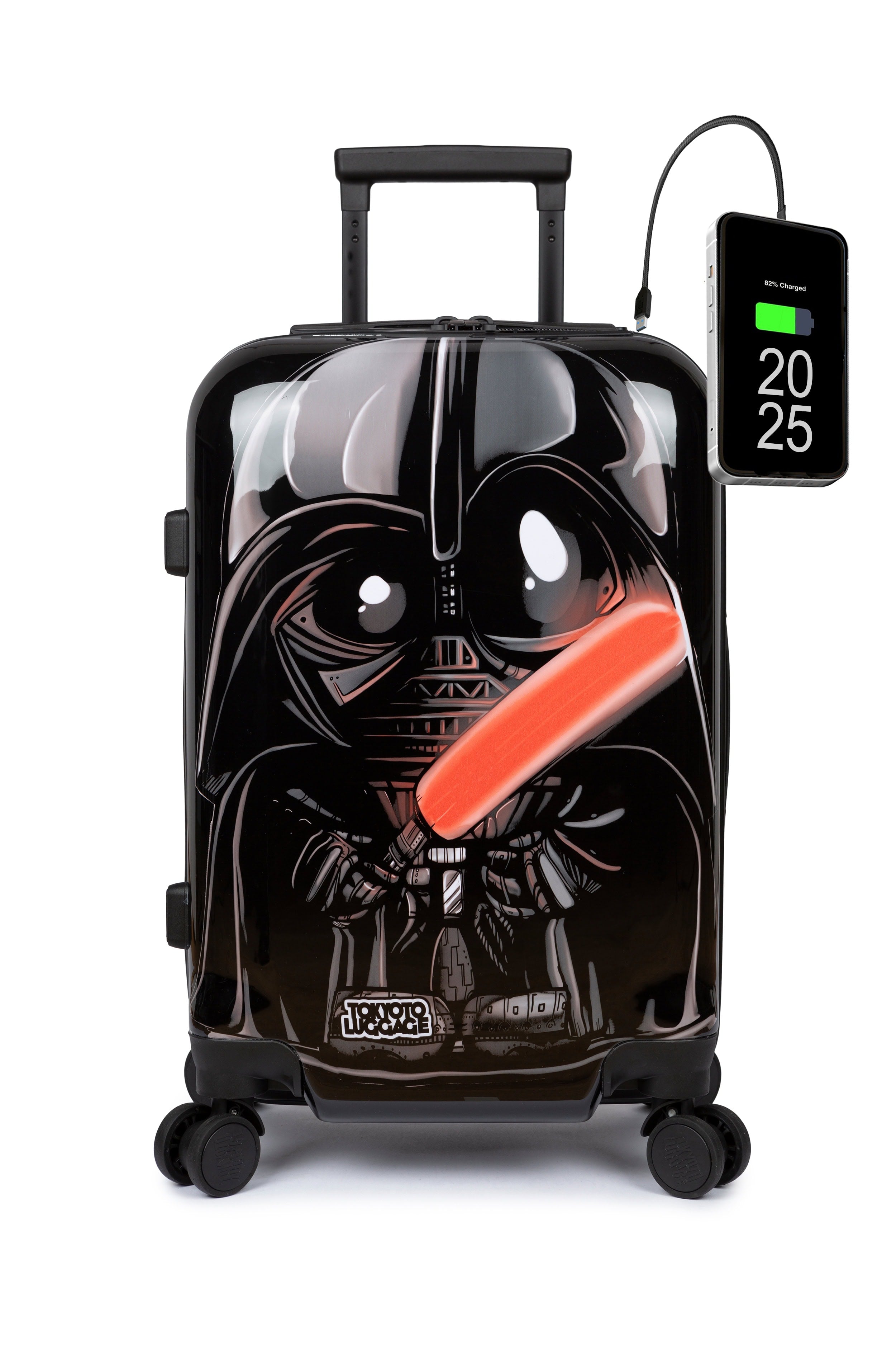 Cabin Suitcase Star Wars Stormtrooper Kids Luggage Front BLACK EMPIRE