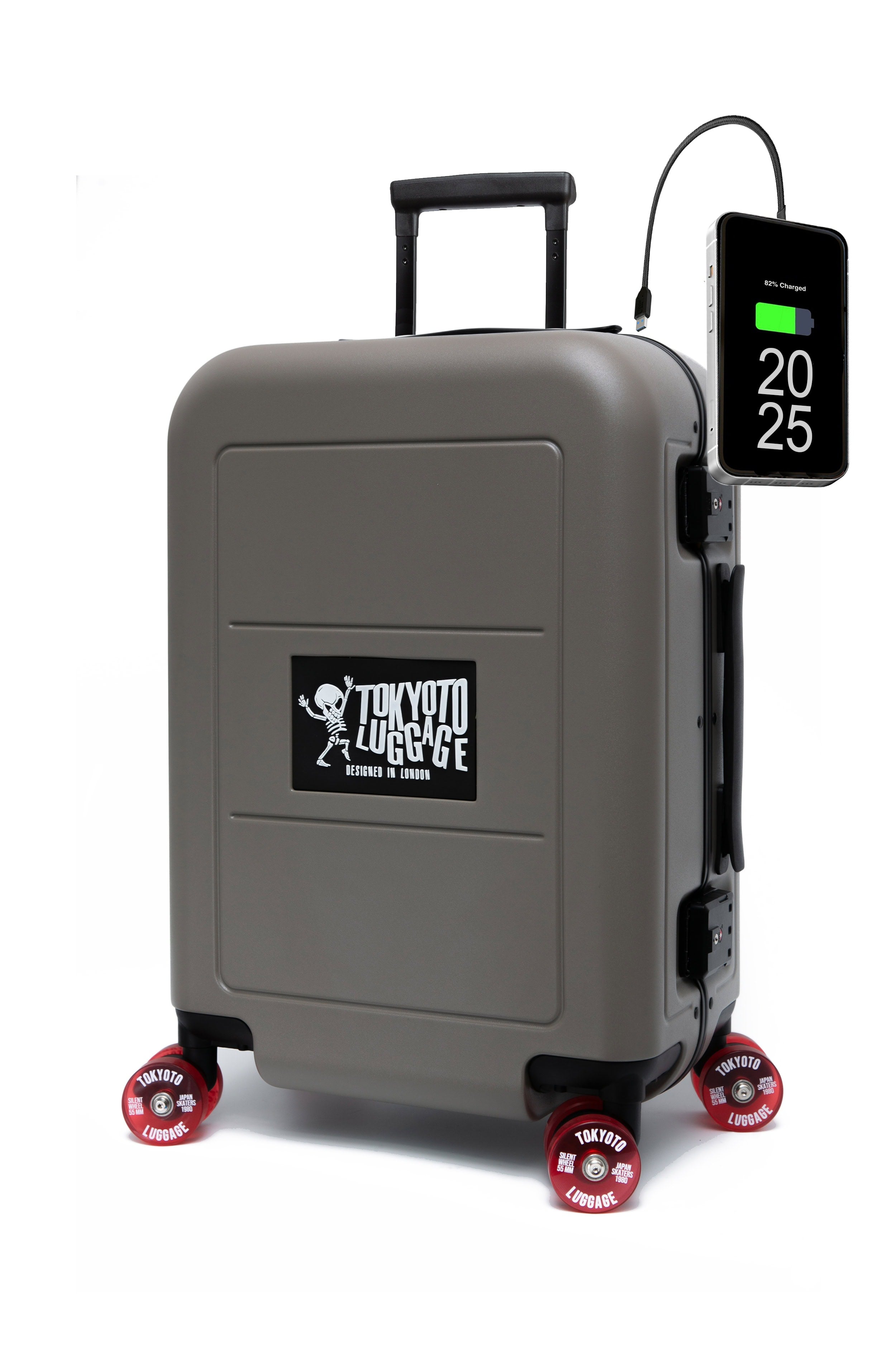 Valigia da cabina giapponese con ruote skate Verde Nagoya