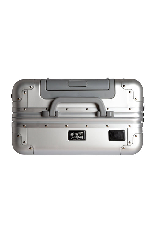 Hand Cabin Aluminum Luggage SILVER OSAKA USB