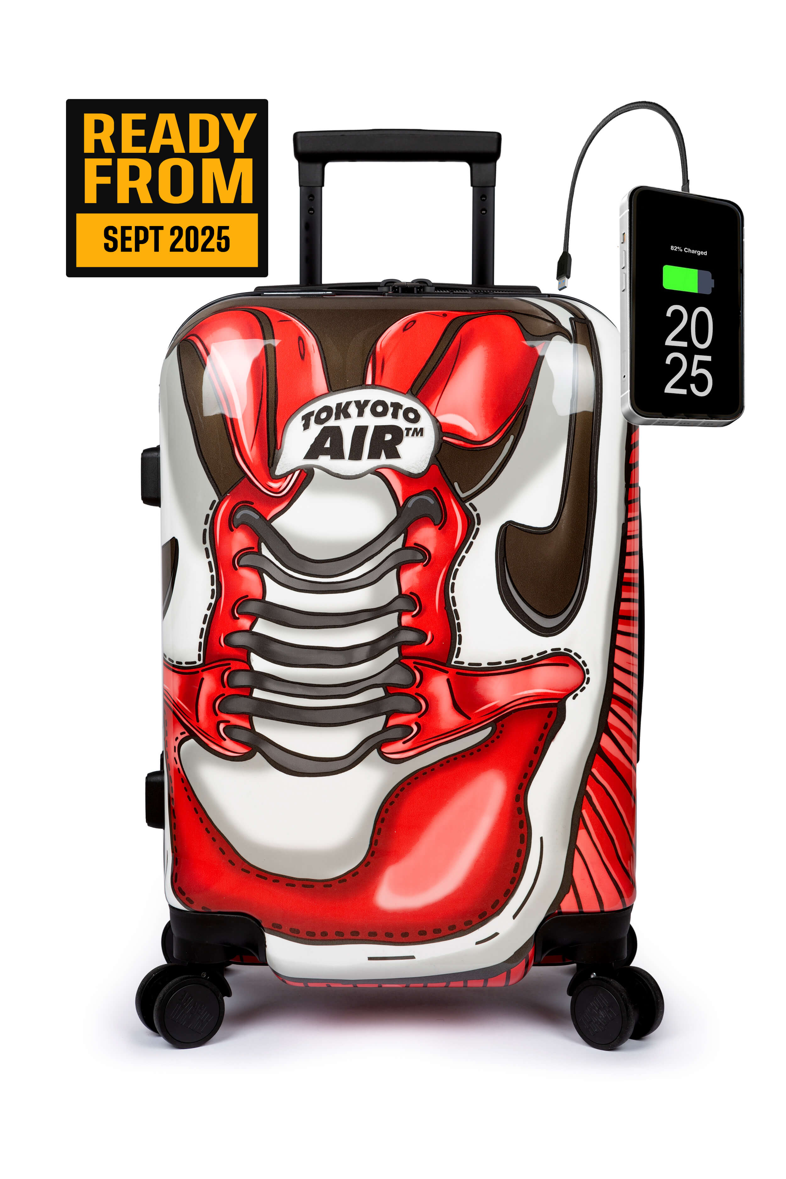 Hand Cabin Luggage Sneakers Nike Style Suitcase