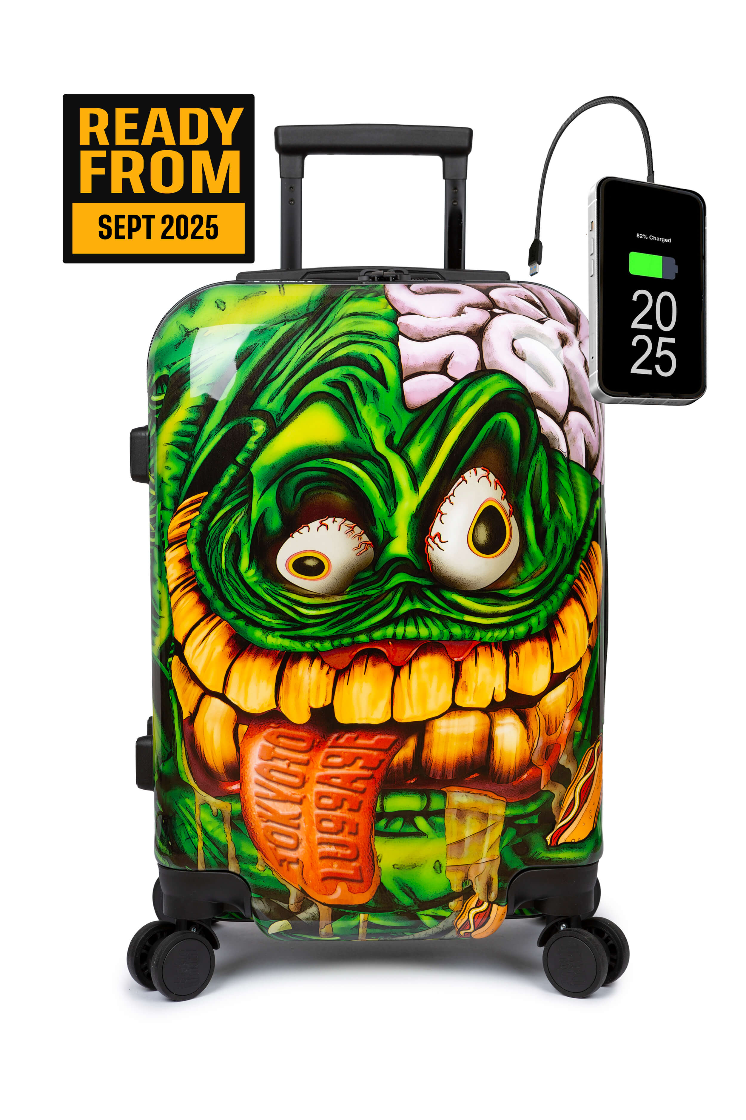 Hand Cabin Luggage Monsters Suitcase
