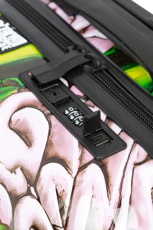 TSA lock with USB A and C