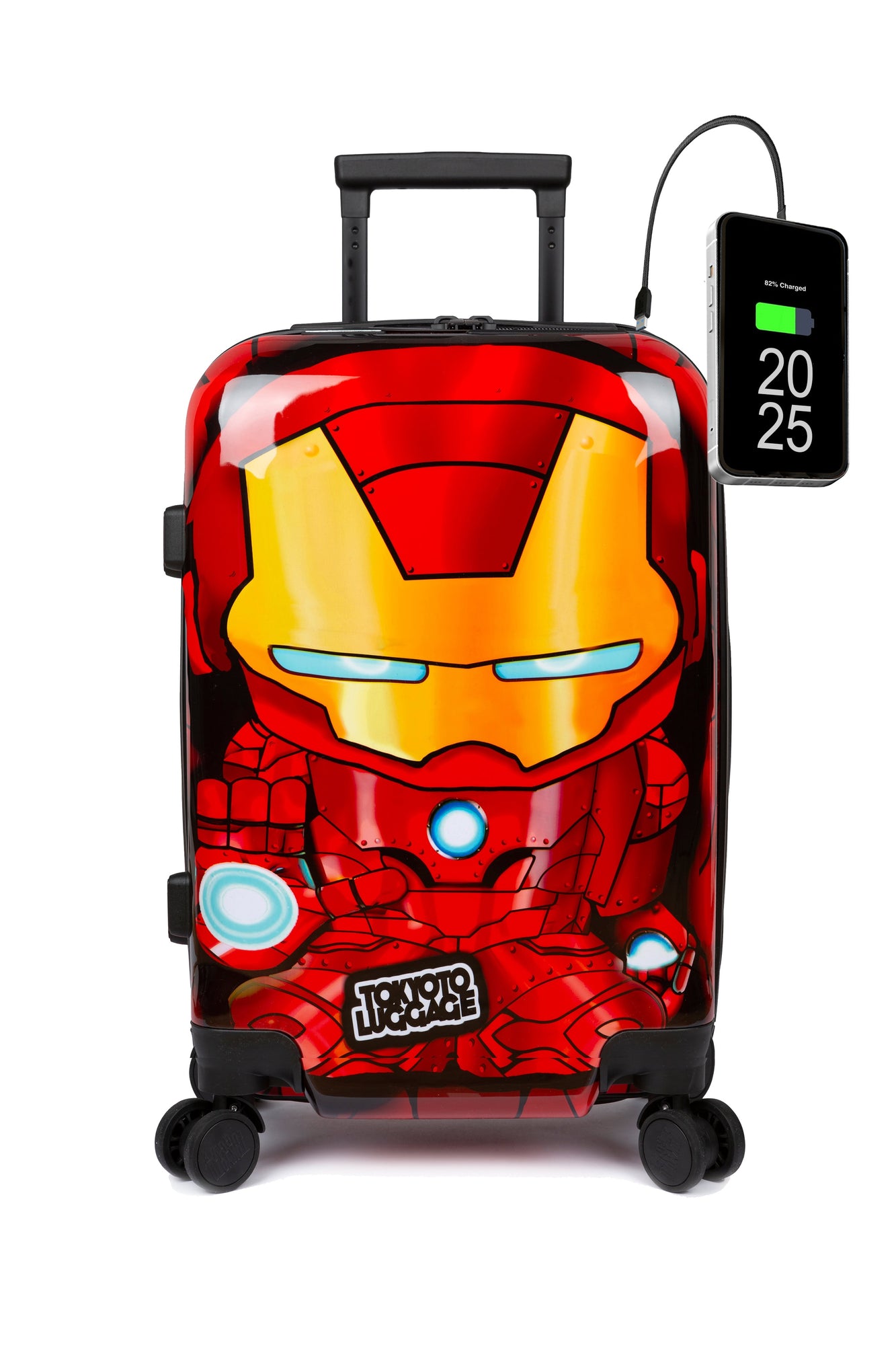 Valigia da cabina per bambini Avengers Supereroi Front IRON BOY