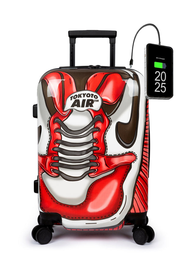 Cabin Suitcase Kids Luggage Cartoon Basketball Nike Front SNEAKERS