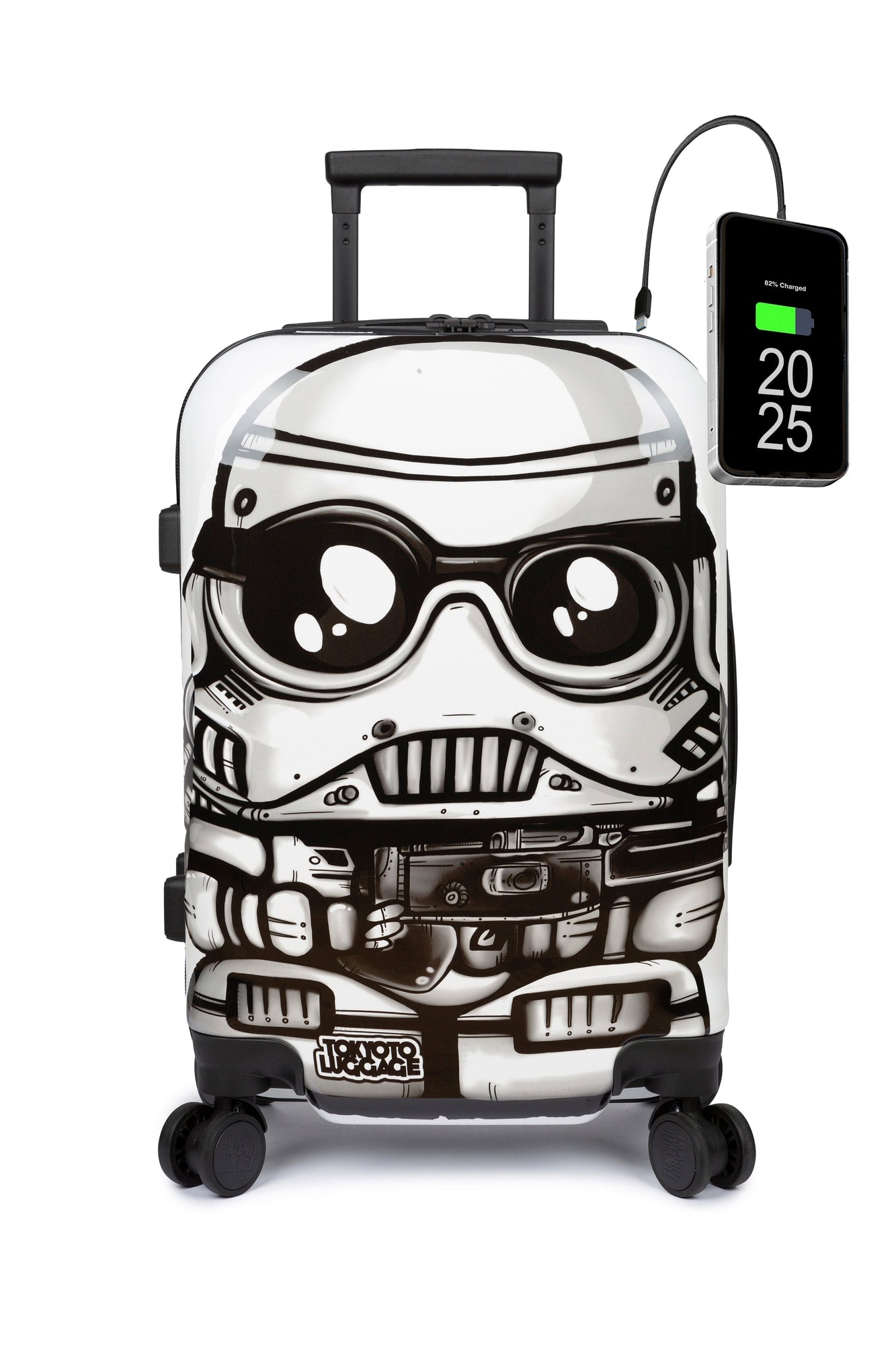 Valigia da cabina Star Wars Stormtrooper Bambini Bagaglio Frontale SOLDATO BIANCO