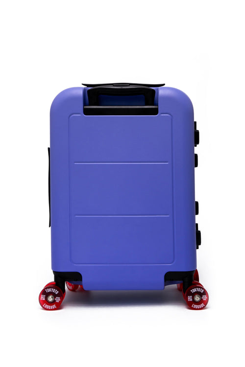 Cabin Suitcase with Skate Wheels Hand Luggage BLUE NARA Back