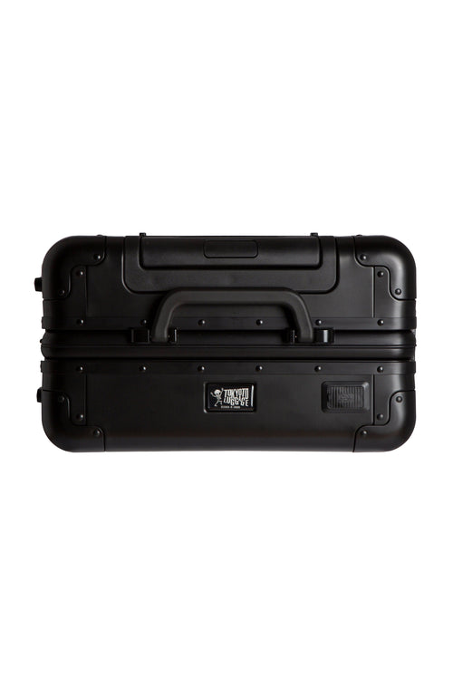 Hand Cabin Aluminum Luggage BLACK SKULLS USB