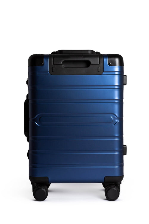 Hand Cabin Aluminum Luggage LEFTOVERS SKULL Back