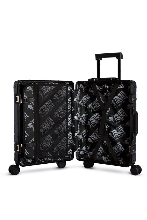 Hand Cabin Aluminum Luggage LEFTOVERS SKULL Interior