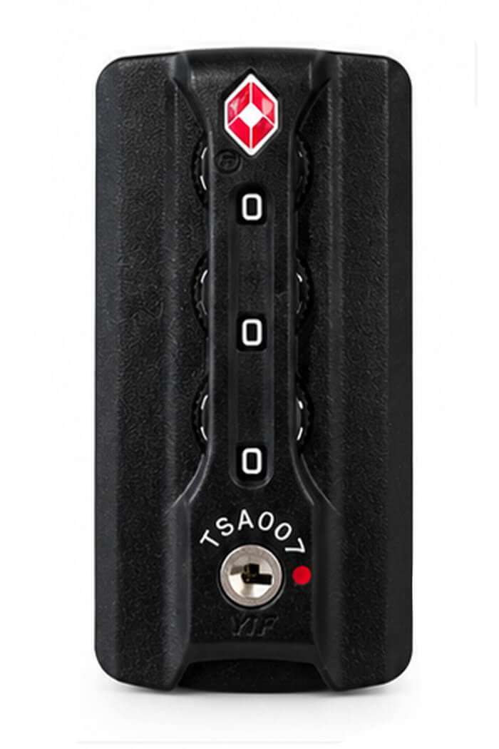 Replacement NEW ALUMINIUM BLACK TSA LOCK BLACK
